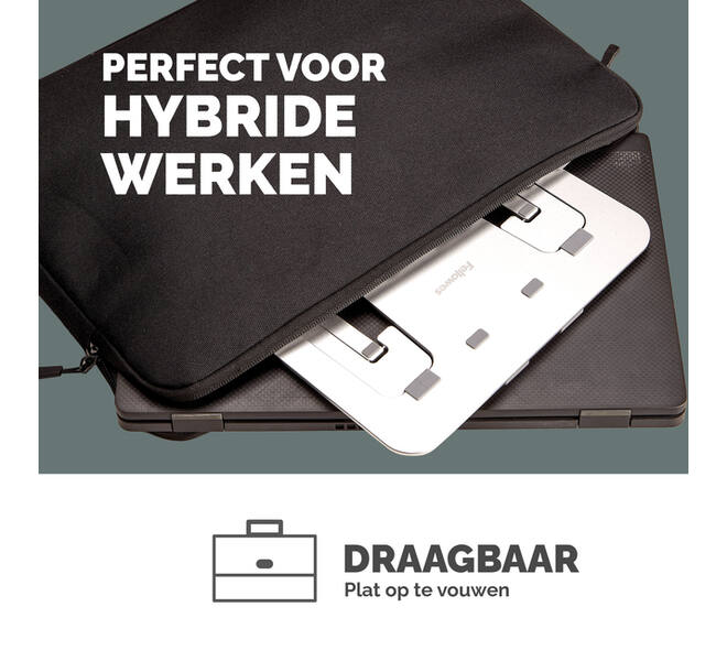 Laptopstandaard Fellowes Alumia zilver
