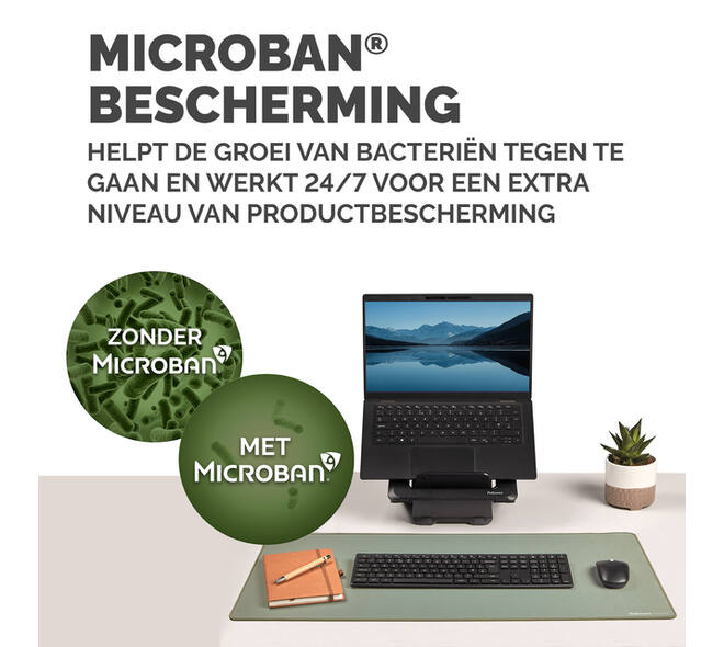 Bureau-onderlegger Fellowes Breyta saliegroen