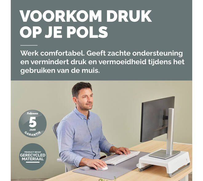 Polssteun Fellowes Breyta palm grijs