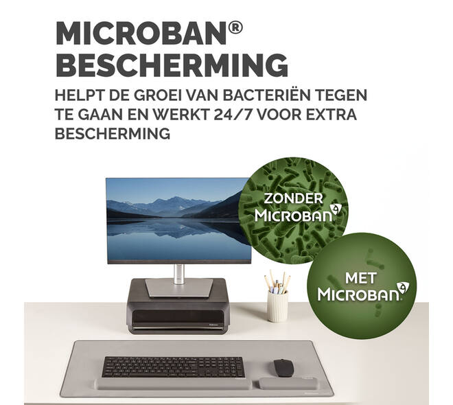 Polssteun Fellowes Breyta palm grijs