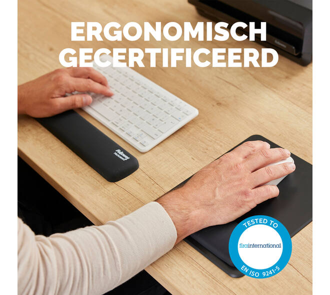 Polssteun Fellowes Breyta compact zwart