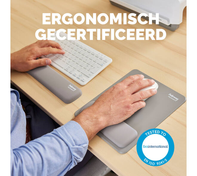 Polssteun Fellowes Breyta compact grijs
