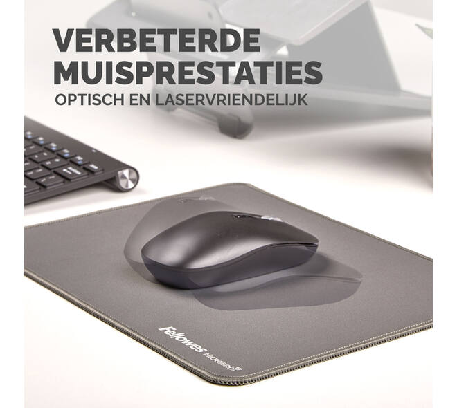 Muismat Fellowes Breyta XL grijs