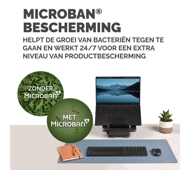 Bureau-onderlegger Fellowes Breyta blauw