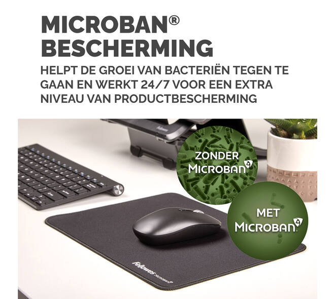 Muismat Fellowes Breyta XL zwart