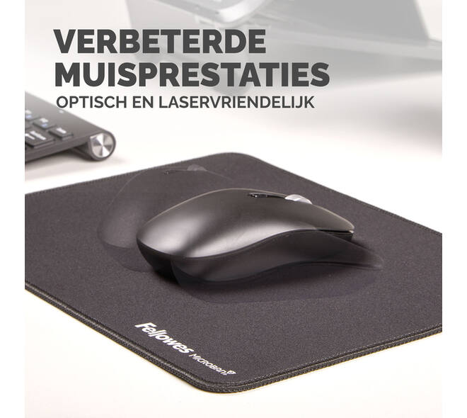 Muismat Fellowes Breyta XL zwart