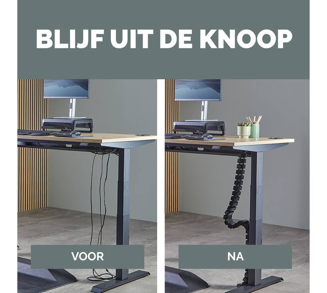 Kabelslang Fellowes zwart