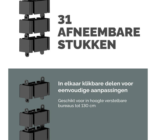 Kabelslang Fellowes zwart