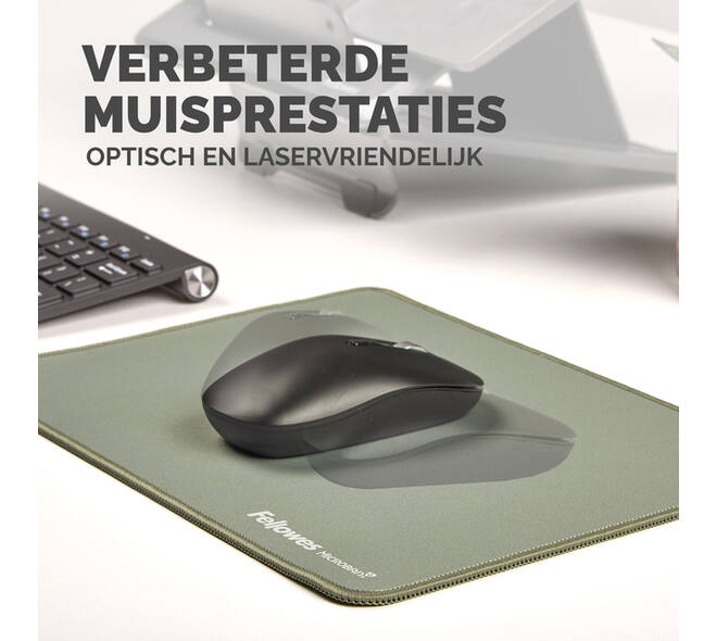 Muismat Fellowes Breyta XL saliegroen