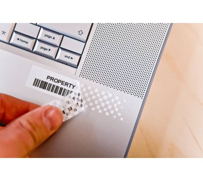 Labeltape Brother P-touch TZe-SE4 veiligheidstape 18mm zwart op wit