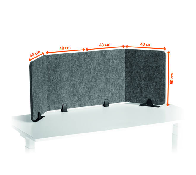 Bureauscherm Durable EFFECT 160