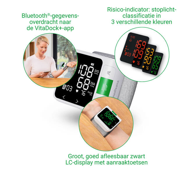 Polsbloeddrukmeter Medisana Connect BW 360