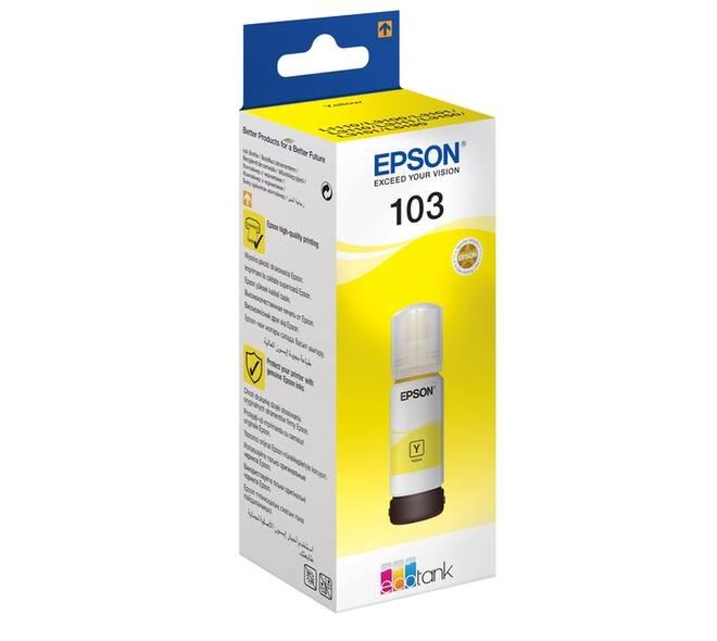 Navulinkt Epson 103 T00S44A geel