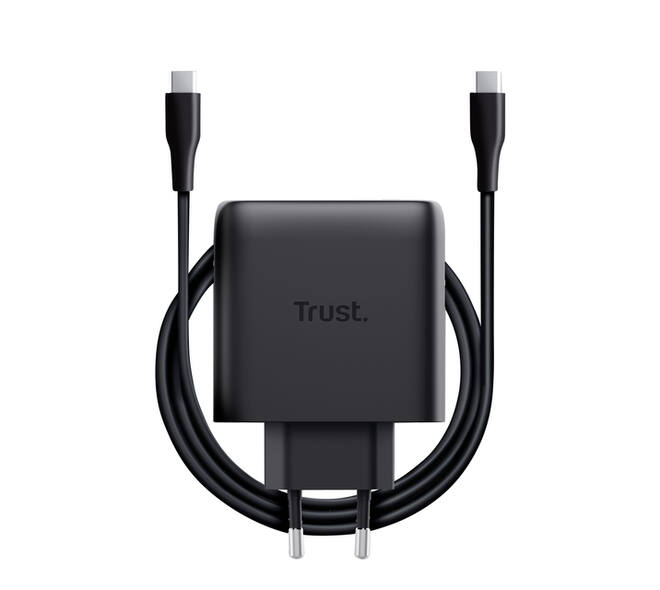 Oplader Trust Maxo 65W USB-C GAN zwart