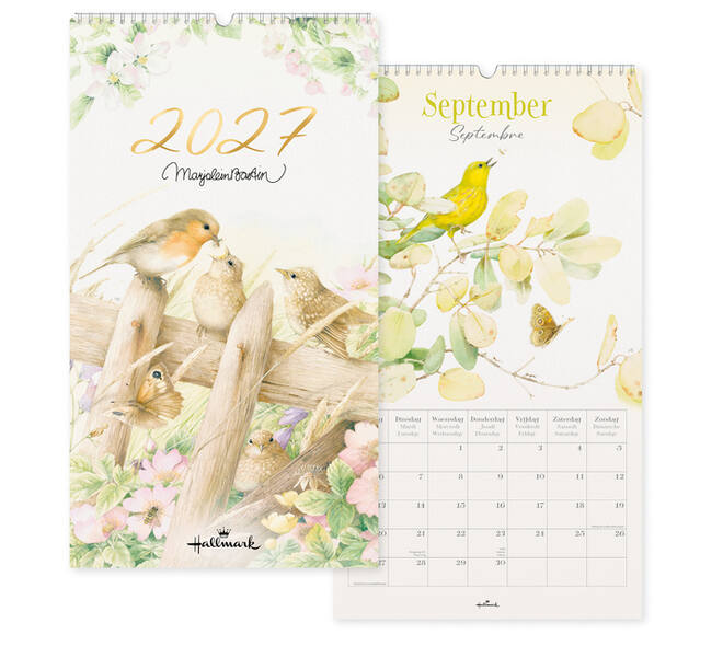 Maandkalender 2027 Marjolein Bastin 280x500mm internationaal