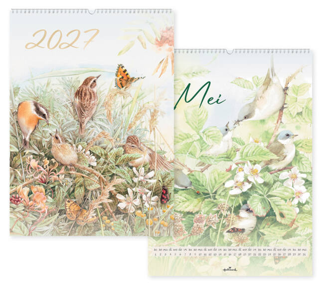 Maandkalender 2027 Marjolein Bastin 400x550mm nederlands