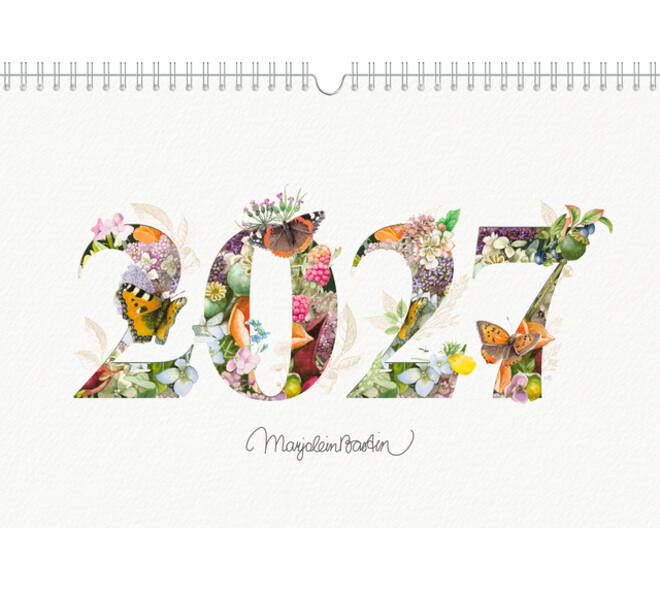 Familiekalender 2027 Marjolein Bastin A4 nederlands