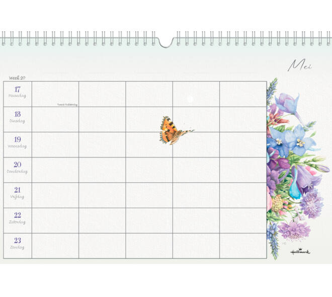 Familiekalender 2027 Marjolein Bastin A4 nederlands