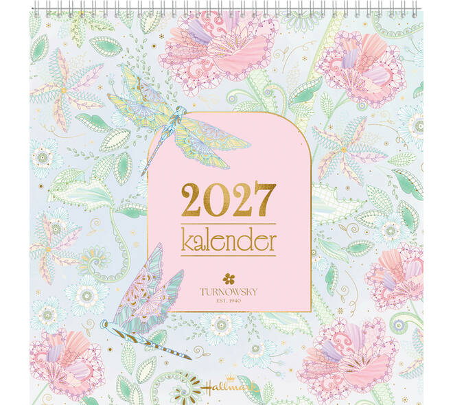 Maandkalender 2027 Turnowsky 290x290mm internationaal