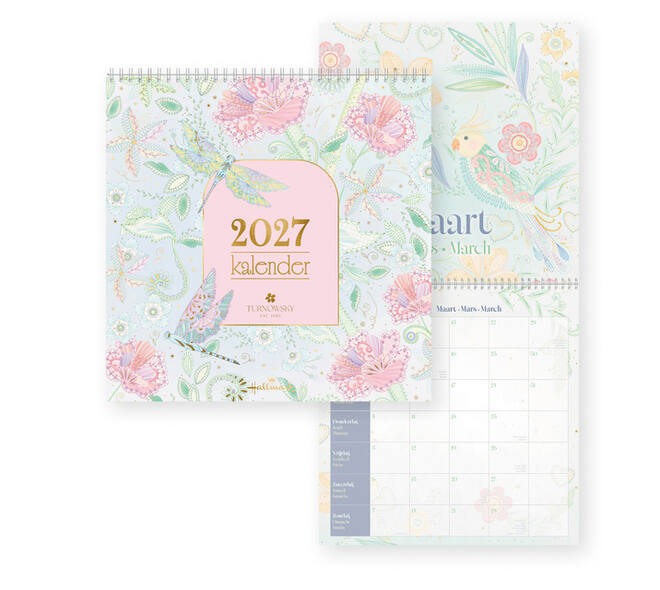 Maandkalender 2027 Turnowsky 290x290mm internationaal