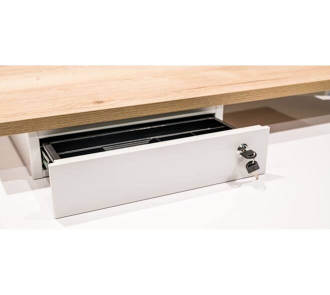 Persoonlijke lade Euroseats 295x390x90mm wit