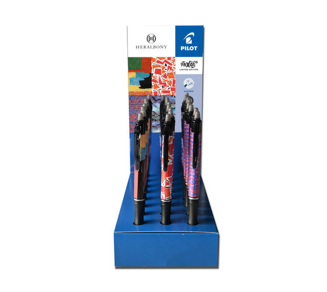 Rollerpen PILOT friXion Ball Plus Heralbony medium ass displ à 24st