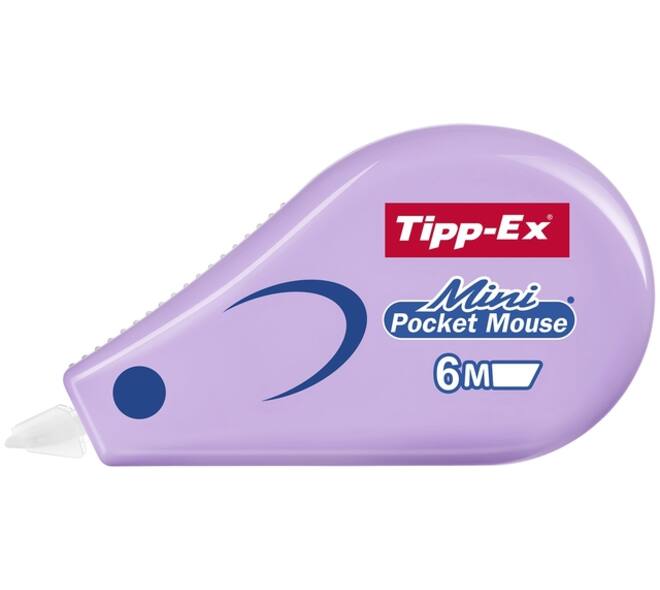 Correctieptape Tipp-ex mini pocket mouse 6mx5mm display à 40 stuks