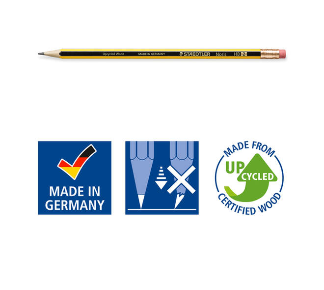 Potlood Staedtler Noris HB met gumtop
