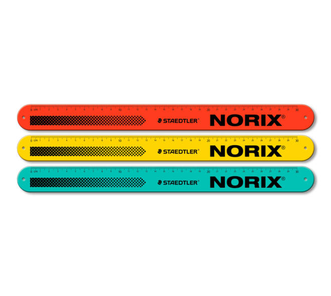 Kliklinaal Staedtler Norix 30cm assorti