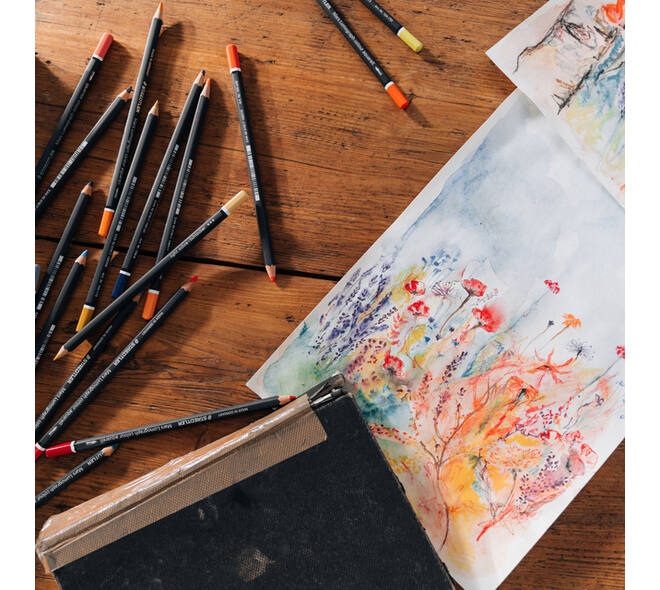 Aquarelpotlood Staedtler Mars Lumograph set à 12 kleuren