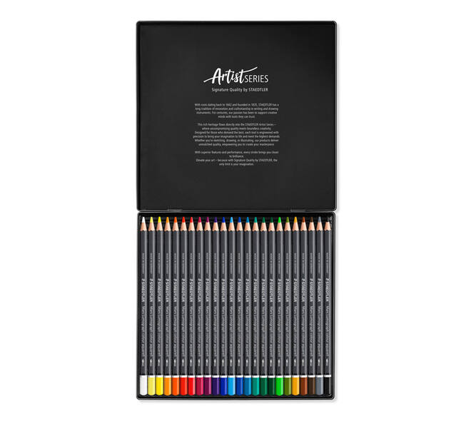 Aquarelpotlood Staedtler Mars Lumograph set à 24 kleuren
