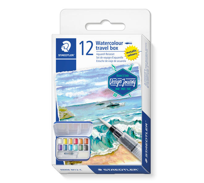 Waterverf Staedtler Design Journey set à 12 kleuren