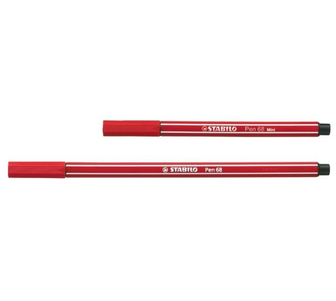 Viltstift STABILO Pen 68 Animal Vibes mini medium assorti 8 stuks