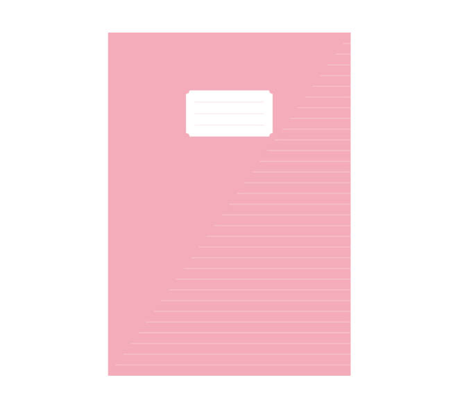 Schrift Kangaro A4 lijn 80 pagina's 60gr pastel assorti pak à 5 stuks