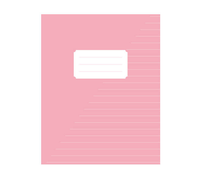 Schrift Kangaro A5 lijn 80 pagina's 60gr pastel assorti 10 stuks