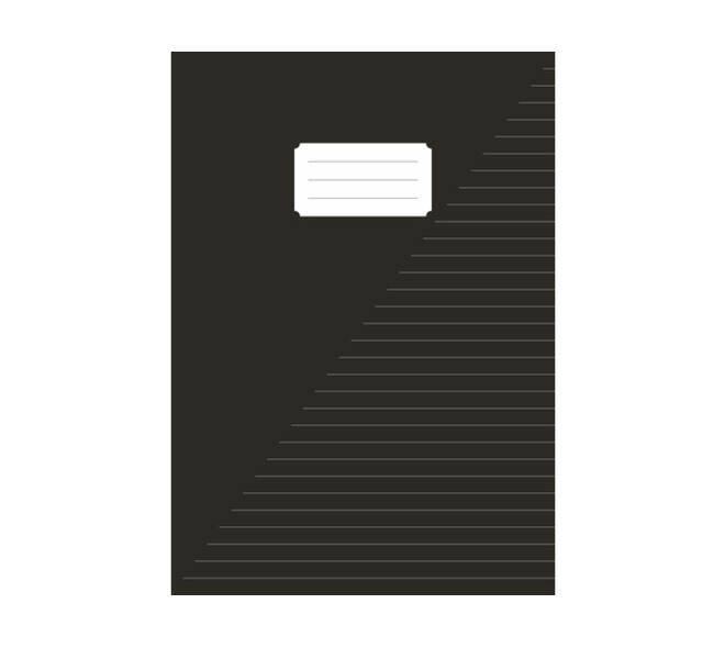 Schrift Kangaro A4 lijn 80 pagina's 60gr zwart pak à 5 stuks