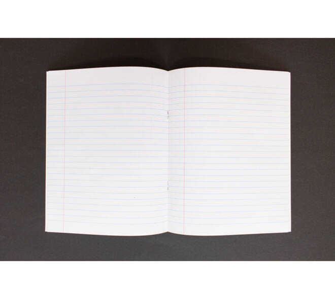 Schrift Kangaro A5 lijn 80 pagina's 60gr zwart pak à 10 stuks