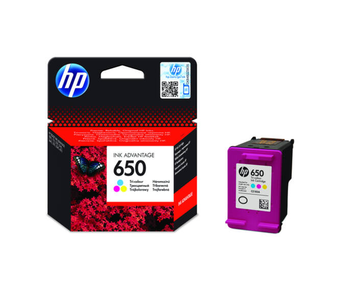 Inktcartridge HP CZ102A 650  3 kleuren