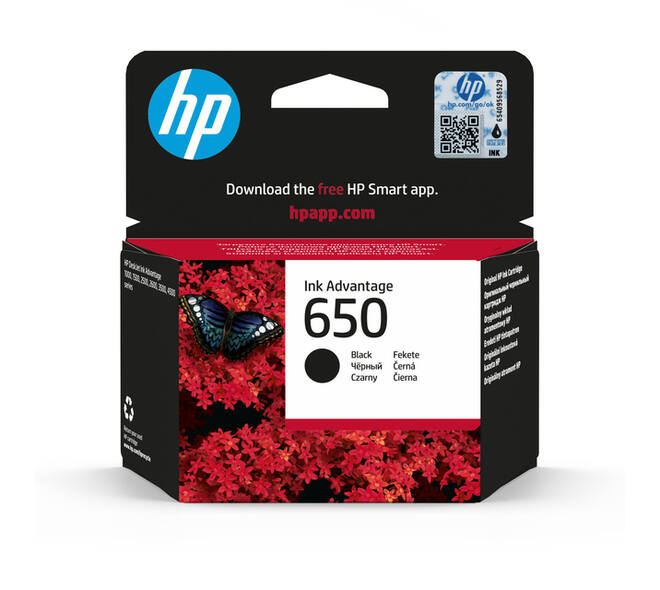 Inktcartridge HP CZ101A 650 zwart