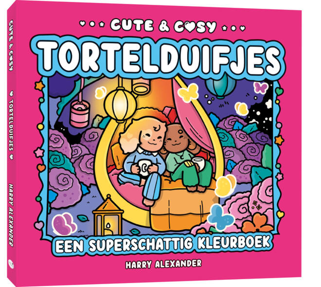 Kleurboek MUS Cute & Cosy Tortelduifjes