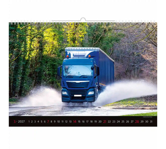 Kalender 2027 Helma 365 31.5x45cm de ultieme vrachtwagen