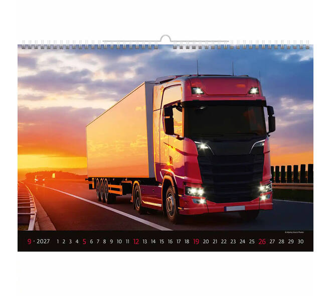 Kalender 2027 Helma 365 31.5x45cm de ultieme vrachtwagen