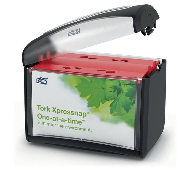 Servetdispenser Tork N4 Xpressnap zwart 272611