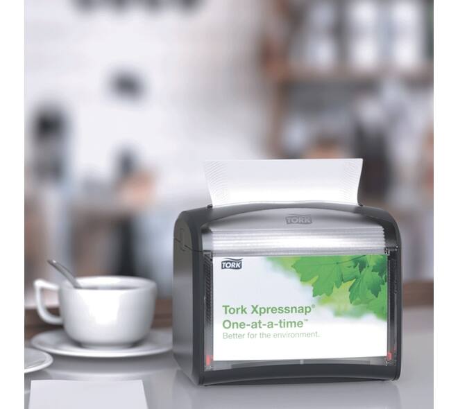 Servetdispenser Tork N4 Xpressnap zwart 272611