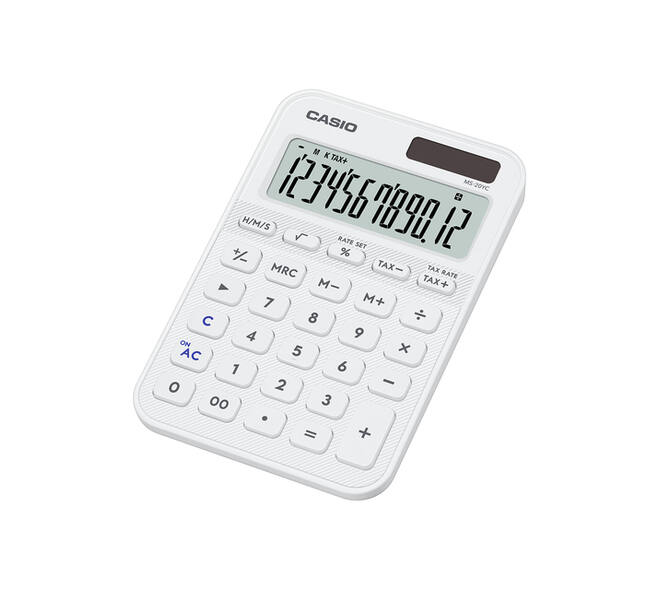Rekenmachine Casio MS-20YC-WE wit