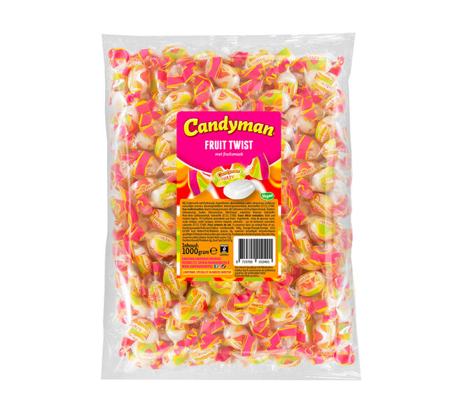 Zuurtje Candyman fruit twist zak 1 kilogram