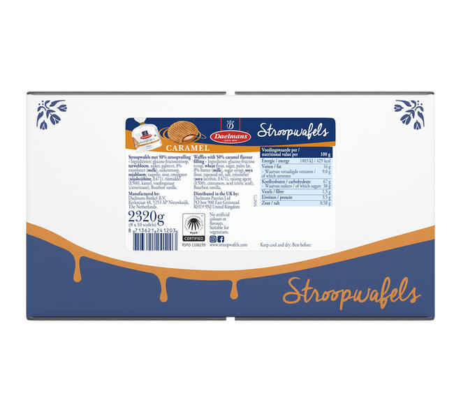 Stroopwafel Daelmans toefzak 290 gram
