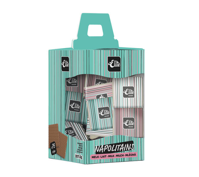 Chocolade Elite Napolitains melk doos 75 stuks