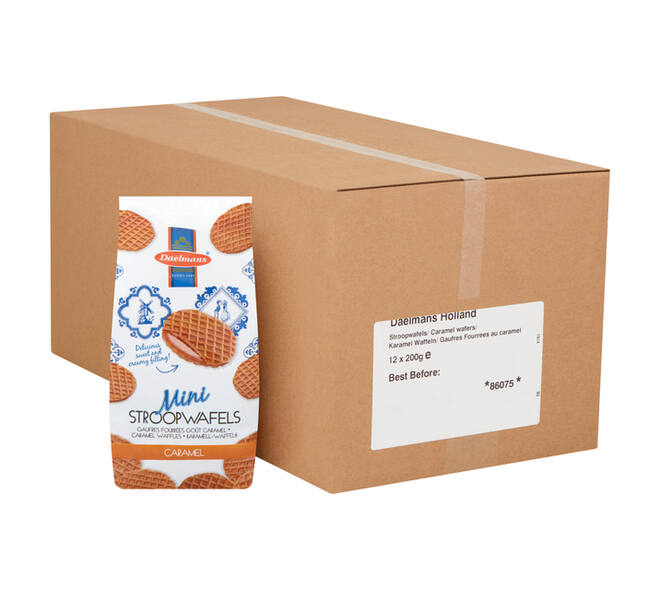 Stroopwafel Daelmans mini blokzak 200 gram