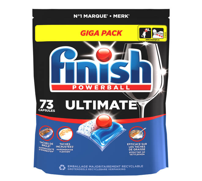 Vaatwastabletten Finish Ultimate Regular 73 stuks